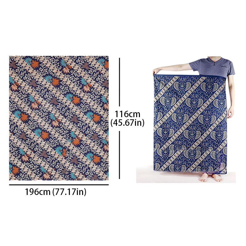 ユニセックス伝統的な東南アジアスタイルの衣装夏用サロングスカ - Sarong Men Wrap のレビューと価格