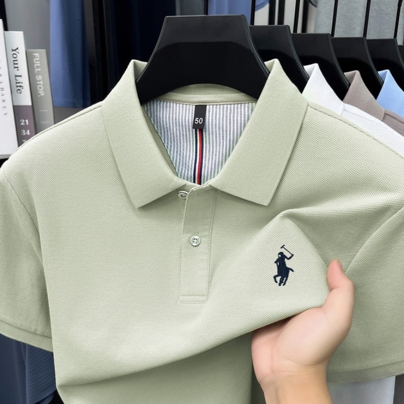 100%純綿 2026高級ブランド メンズ半袖ポロシャツ 夏 - Polo Shirt Pique のレビューと価格