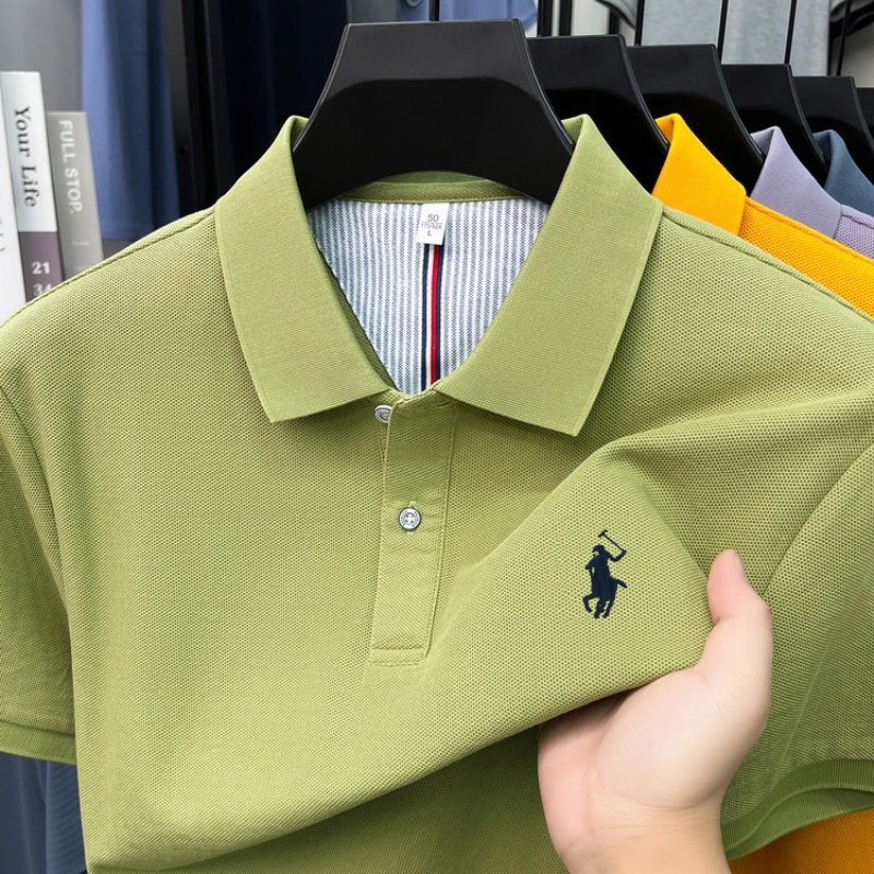 100%純綿 2026高級ブランド メンズ半袖ポロシャツ 夏 - Polo Shirt Pique のレビューと価格
