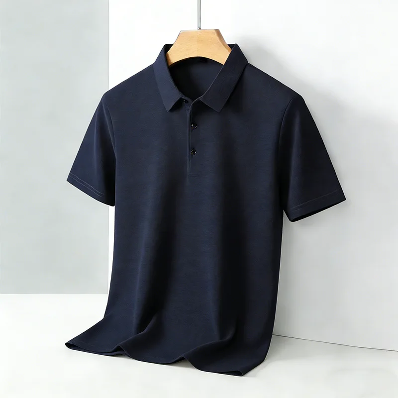 メンズ クラシックカラー 半袖 ポロシャツ カジュアル 通気 - Polo Shirt Pique のレビューと価格